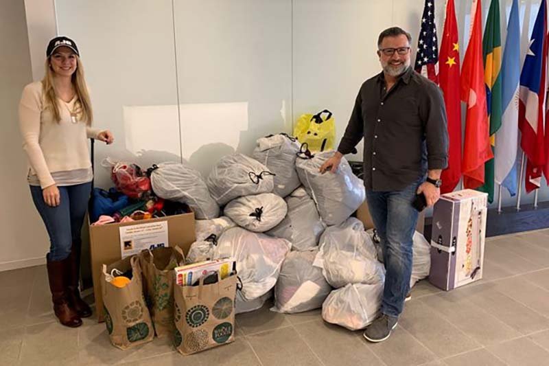 AJC Cares facilitates donations for the International Rescue Committee.